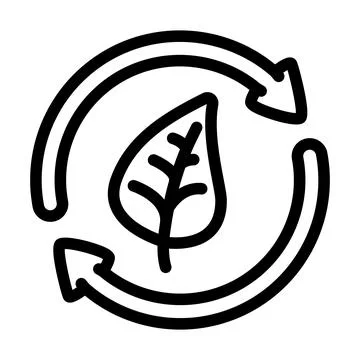 Eco esg line icon vector illustration Stock Illustration