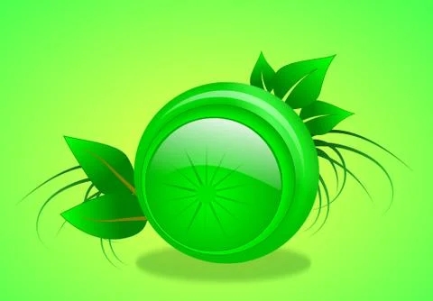 The Eco Eye Stock Illustration