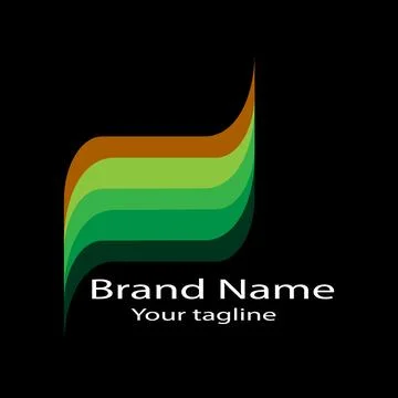 Eco Flow Logo design Stock Illustration