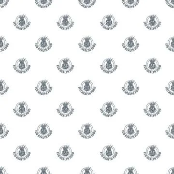 Eco food pattern vector seamless Stock Illustration