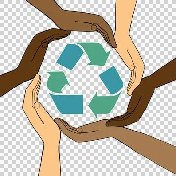 Eco friendly and reusing concept Ilustração Stock