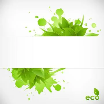 Eco friendly background Stock Illustration