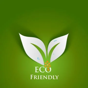 Eco Friendly background Stock Illustration