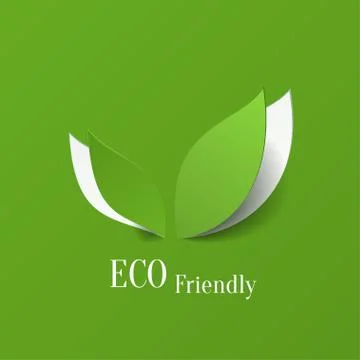 Eco friendly background Stock Illustration
