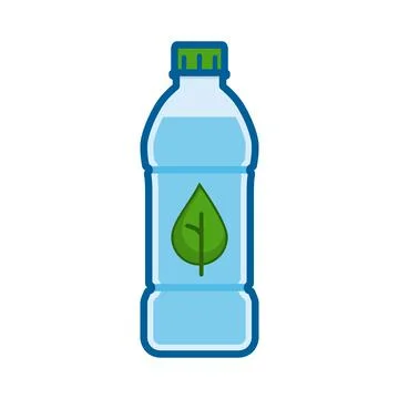 Eco friendly biofuel bottle with leaf modern energy symbol Stock Illustration