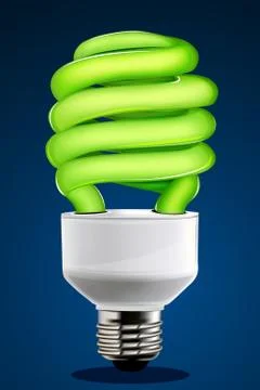 Eco-friendly cfl Stock Illustration
