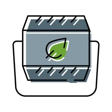Eco friendly delivery box promoting green logistics Stock Illustration