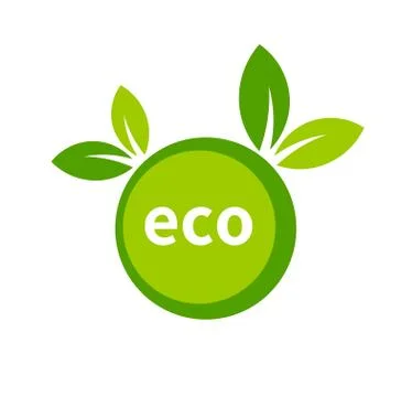 Eco friendly design element. Green ecology icon. Vector illustration. Stock Illustration