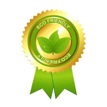 Eco friendly emblem Stock Illustration