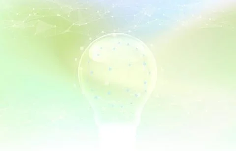 Eco friendly,  environment creative concepts light bulb futuristic background Stock Illustration
