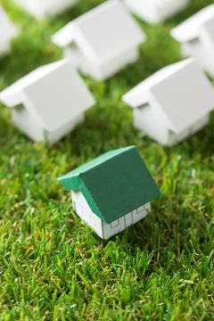 Eco friendly house Stock Photos