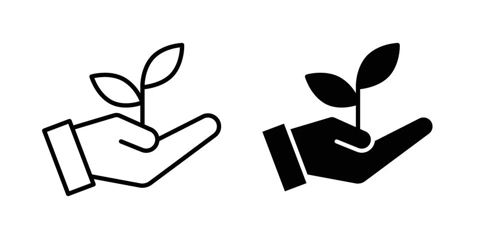 ECO friendly icon bundle for website design projects Stock Illustration