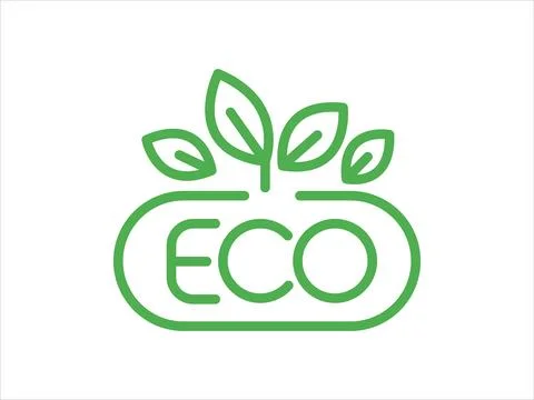Eco friendly icons Illustrazione stock