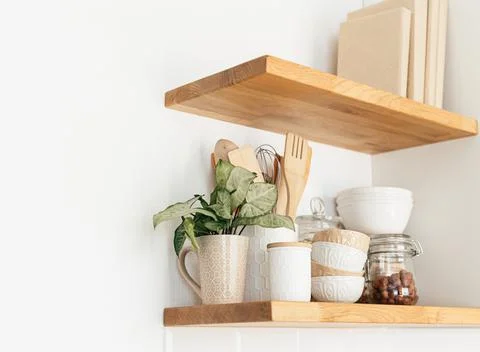 Eco friendly kitchen, zero waste home concept Stock Photos