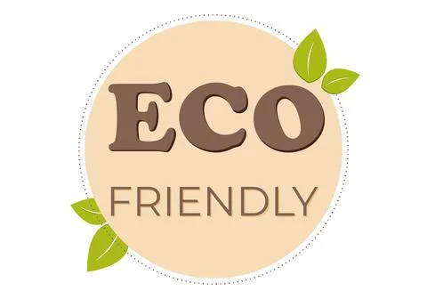 Eco friendly label. eco friendly sign. Ecology concept. Bio, vegan, eco Stock Illustration