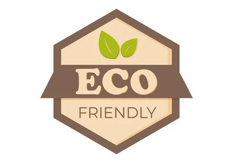 Eco friendly label. eco friendly sign. Ecology concept. Bio, vegan Illustrazione stock