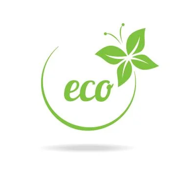 Eco friendly label Stock Illustration