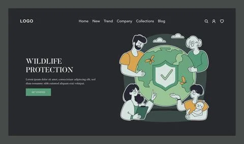 Eco Friendly Lifestyle. Flat Vector Illustration Illustrazione stock