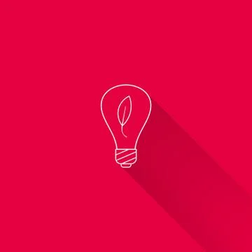 Eco friendly lightbulb Stock-Illustration