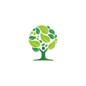 Eco-Friendly Logo Design Stock Illustration