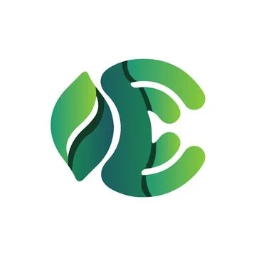 Eco friendly logo Ilustración de archivo