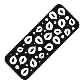 Eco friendly packaging with leaf pattern promoting sustainability Illustrazione stock