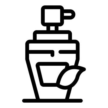 Eco friendly perfume bottle displaying a commitment to sustainability 스톡 일러스트