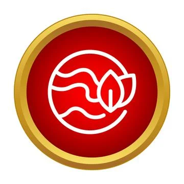 Eco friendly planet global environment sustainability icon Stock Illustration