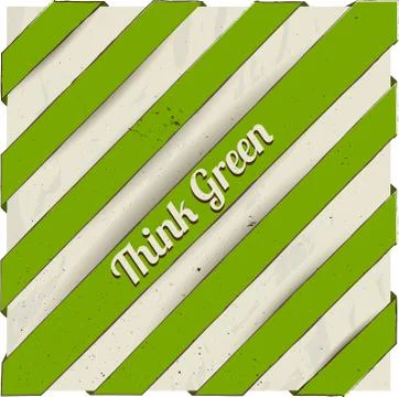 Eco friendly poster. Stock Illustration