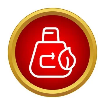 Eco friendly product recycling packaging symbol Stock Illustration