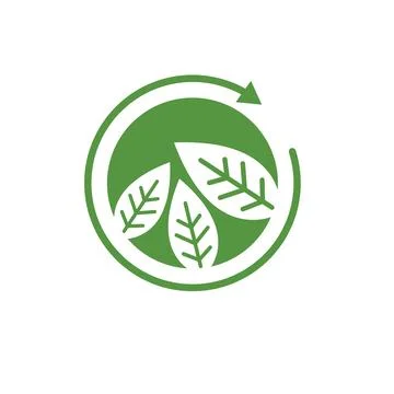 Eco friendly recycle  icon vector concept design Illustrazione stock