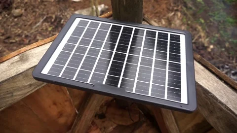 Eco-friendly renewable energy panel serving as an independent power source 動画素材 345667544