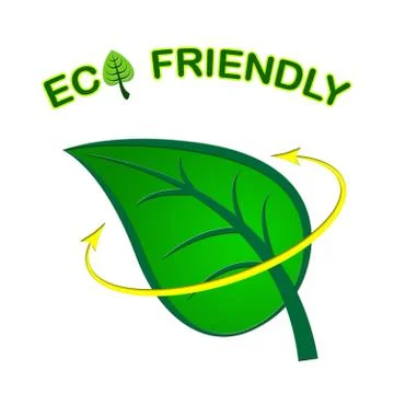 Eco friendly representing earth day and planet Illustrazione stock
