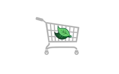 Eco-friendly shopping Stock Illustration