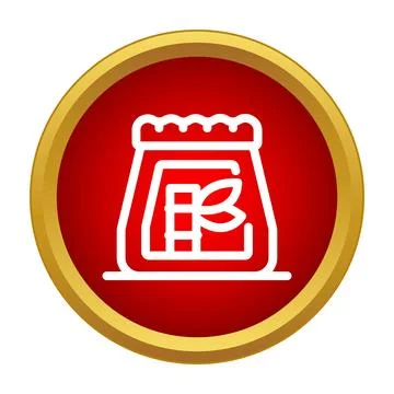 Eco friendly take away packaging icon design Stock Illustration