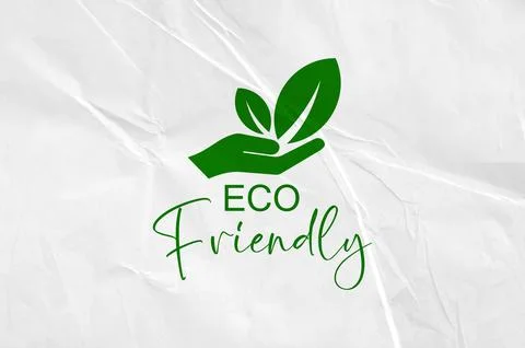 Eco friendly text Photos