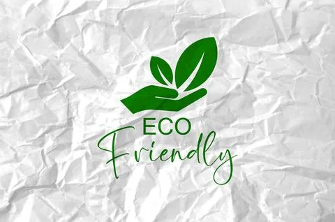 Eco friendly text Photos