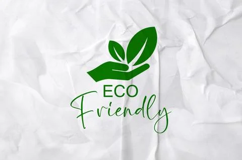 Eco friendly text Photos