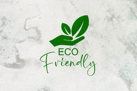 Eco friendly text Photos