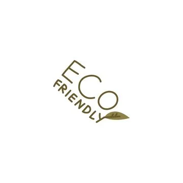 ECO friendly vector icon, healthy natural product label logo design, ecologic Stock Illustration