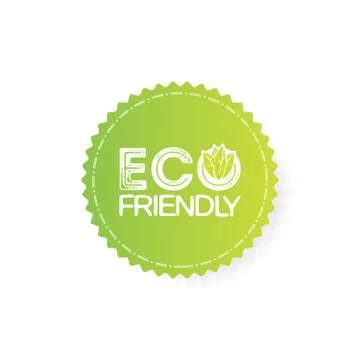Eco friendly vector stamp 스톡 일러스트