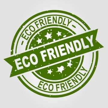 Eco friendly vector stamp Иллюстрация