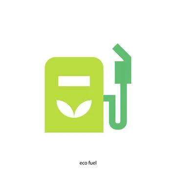 Eco fuel logo vector design template Stock Illustration