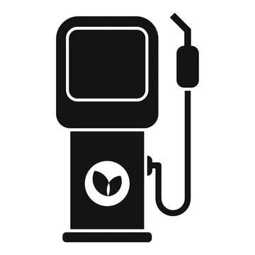 Eco fuel pump icon simple vector. Smart money Stock Illustration