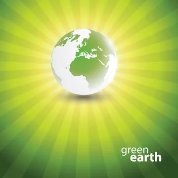 Eco Globe Design Stock Illustration