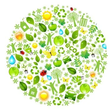 Eco globe Stock Illustration