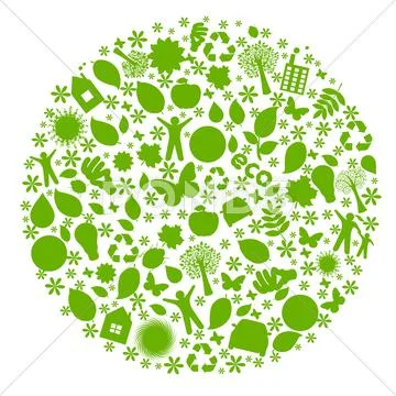 Eco globe Stock Illustration