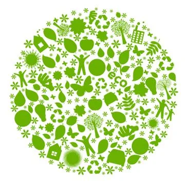 Eco globe Stock Illustration