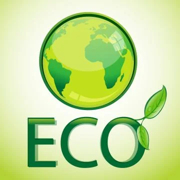 Eco globe Stock-Illustration