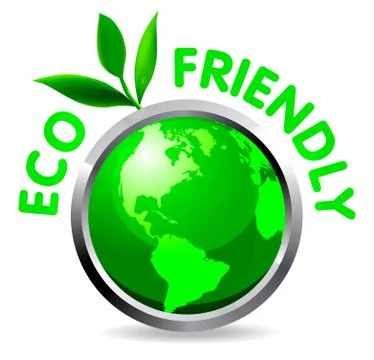 Eco glossy icon Stock Illustration